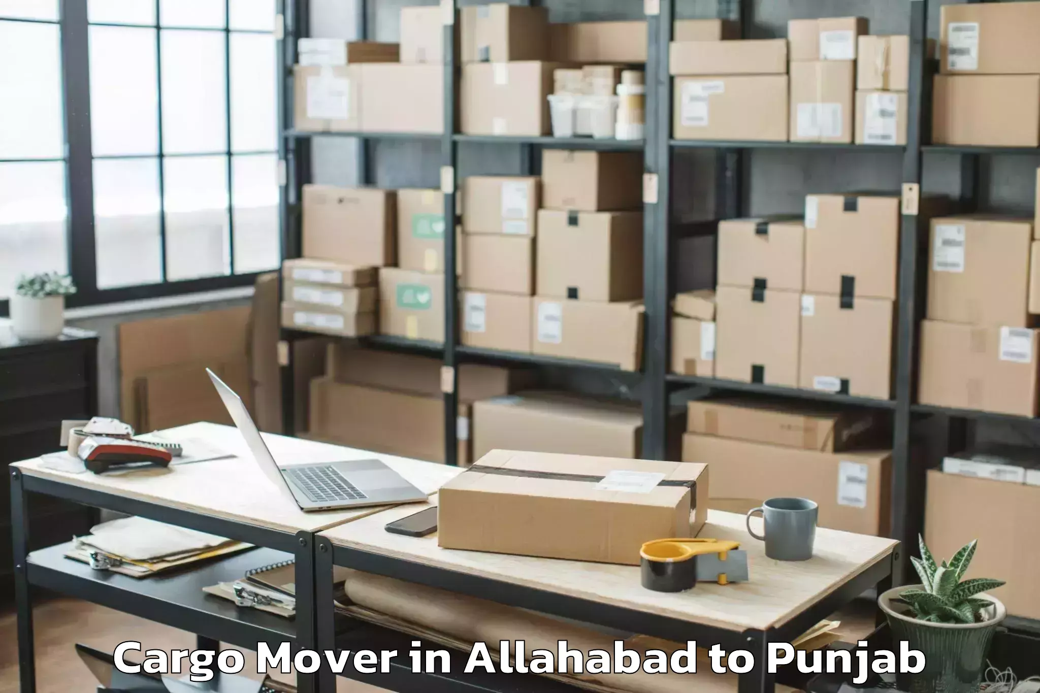 Book Allahabad to Dhuri Cargo Mover Online